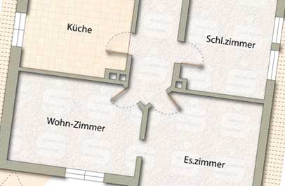 wohnungsplan verschoenern 2d executive