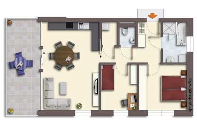 wohnungsplan verschoenern 2d executive